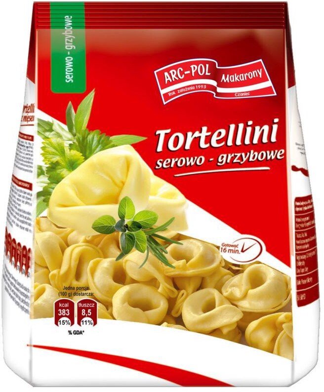 Arc-Pol Tortellini z serem i grzybami 250 g