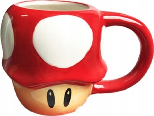 Kubek Do Kawy 3D Super Mario Grzybek