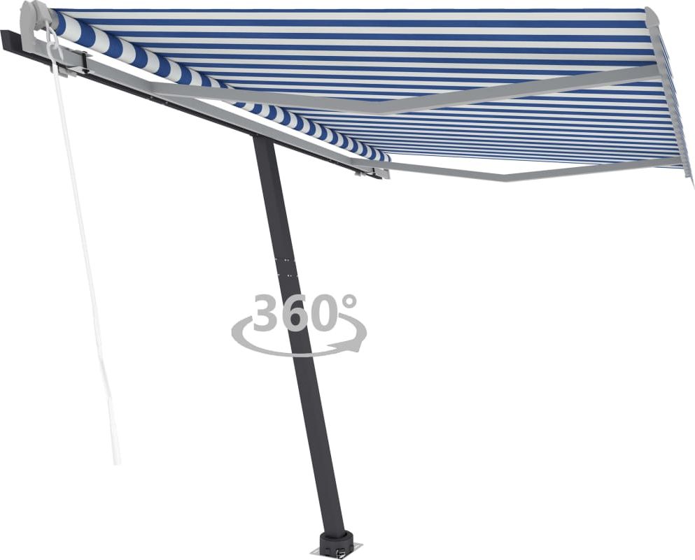 vidaXL Wolnostojąca, automatycznie zwijana markiza, 300x250 cm