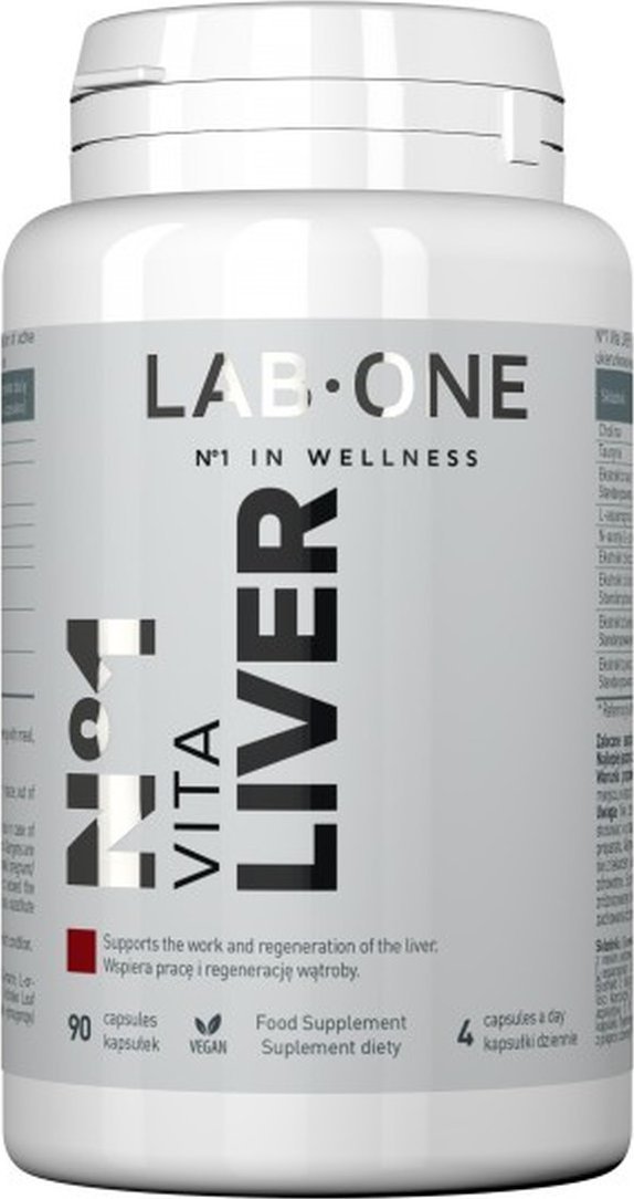Lab One LAB ONE_N°1 Vita Liver suplement diety wspierający pracę wątroby 90 kapsułek