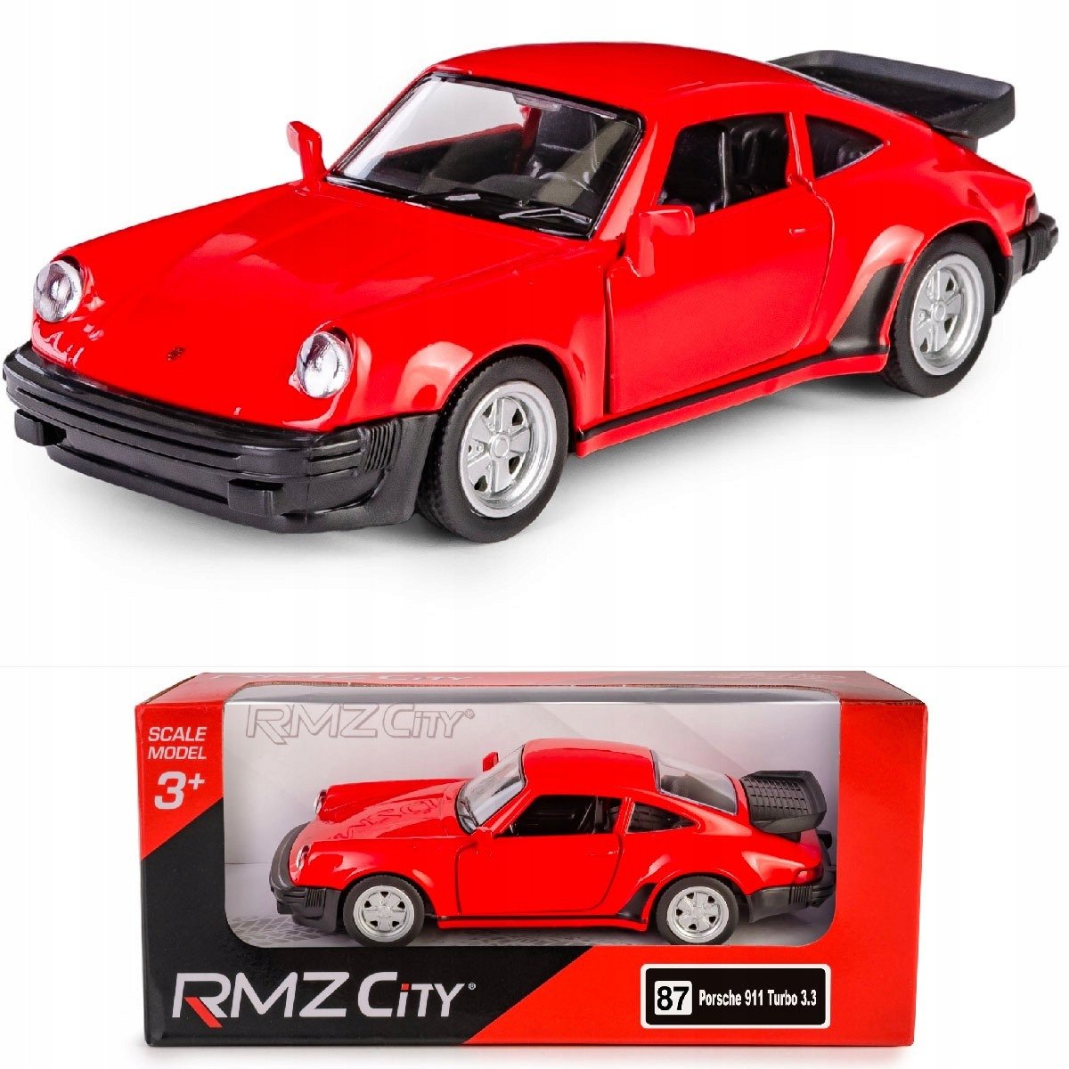 Model RMZ Porsche930Turbo 75-89 czerw K-128 11288