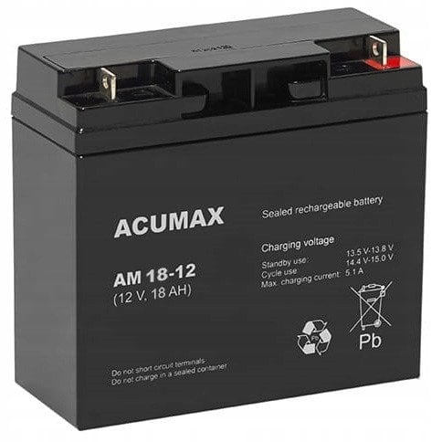 EMU BATTERY 12V 18AH VRLA AM18-12 ACUMAX