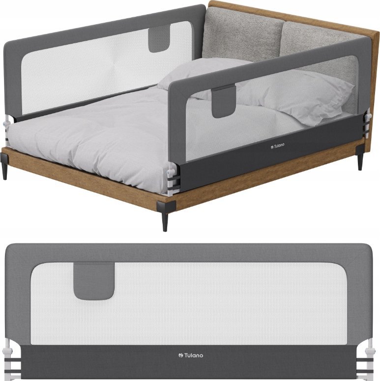 Barierka Zabezpieczająca Ochronna Do Łóżka Tulano Cover 30 200 X 70-86Cm