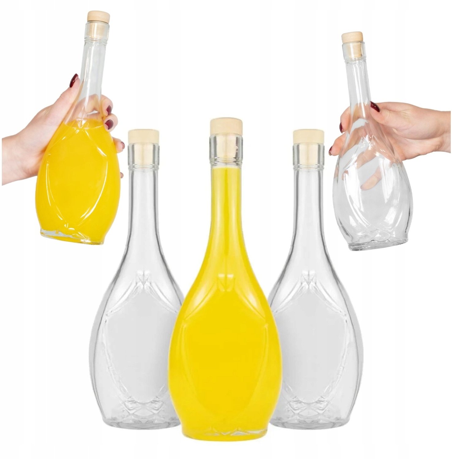 Bimberek 50X Butelki ICONA IRYS 500ML na miody pijane nalewki wino bimber wódkę soki