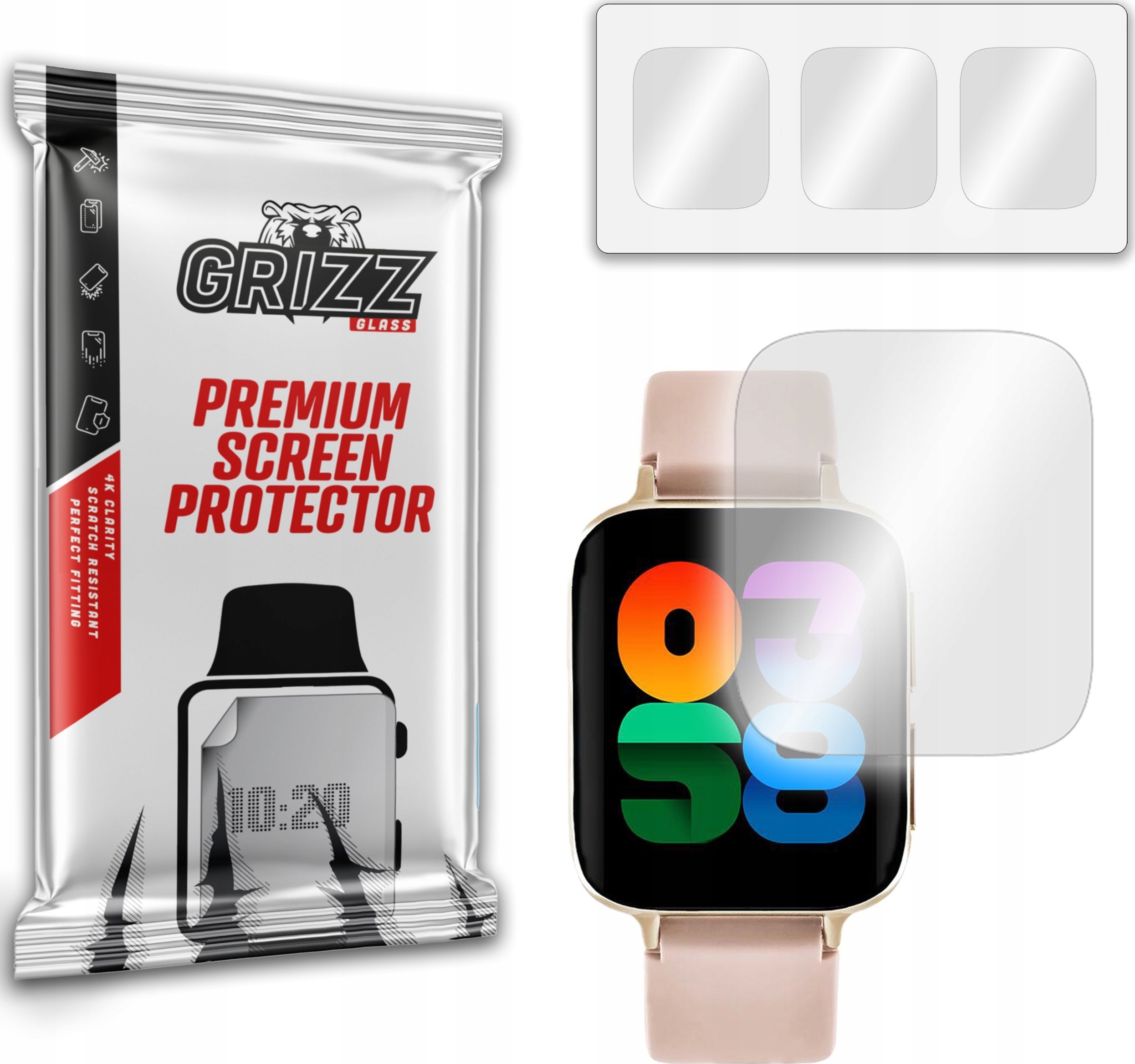 GrizzGlass Folia hydrożelowa GrizzGlass Hydrofilm Watchmark Smartone