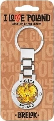 Breloczek Pan Dragon Brelok I love Poland Polska ILP-BRE-E-PL-02