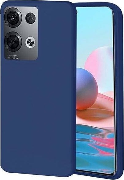 Beline Etui Candy Oppo Reno 8 Pro granatowy/navy