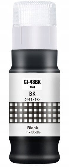 PRISM Canon Tusz GI-43BK Black 8k 100% new 170ml ink bottle