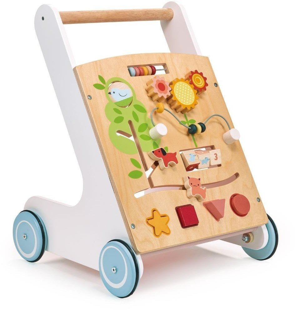 Chodzik/pchacz drewniany aktywnościowy