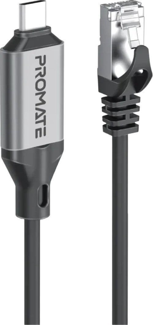 Promate CLink-RJ45 Cable USB-C to Ethernet 10/100/1000Mbps / 5m