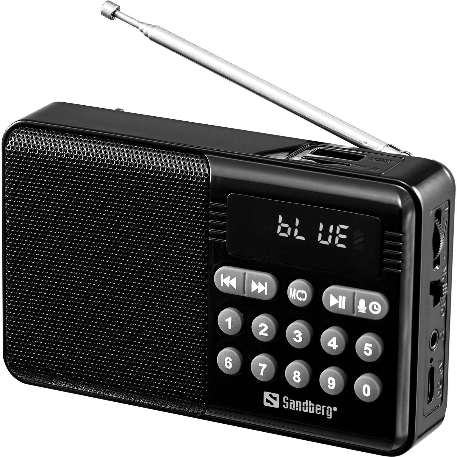 Speaker Radio FM+BT Recharge