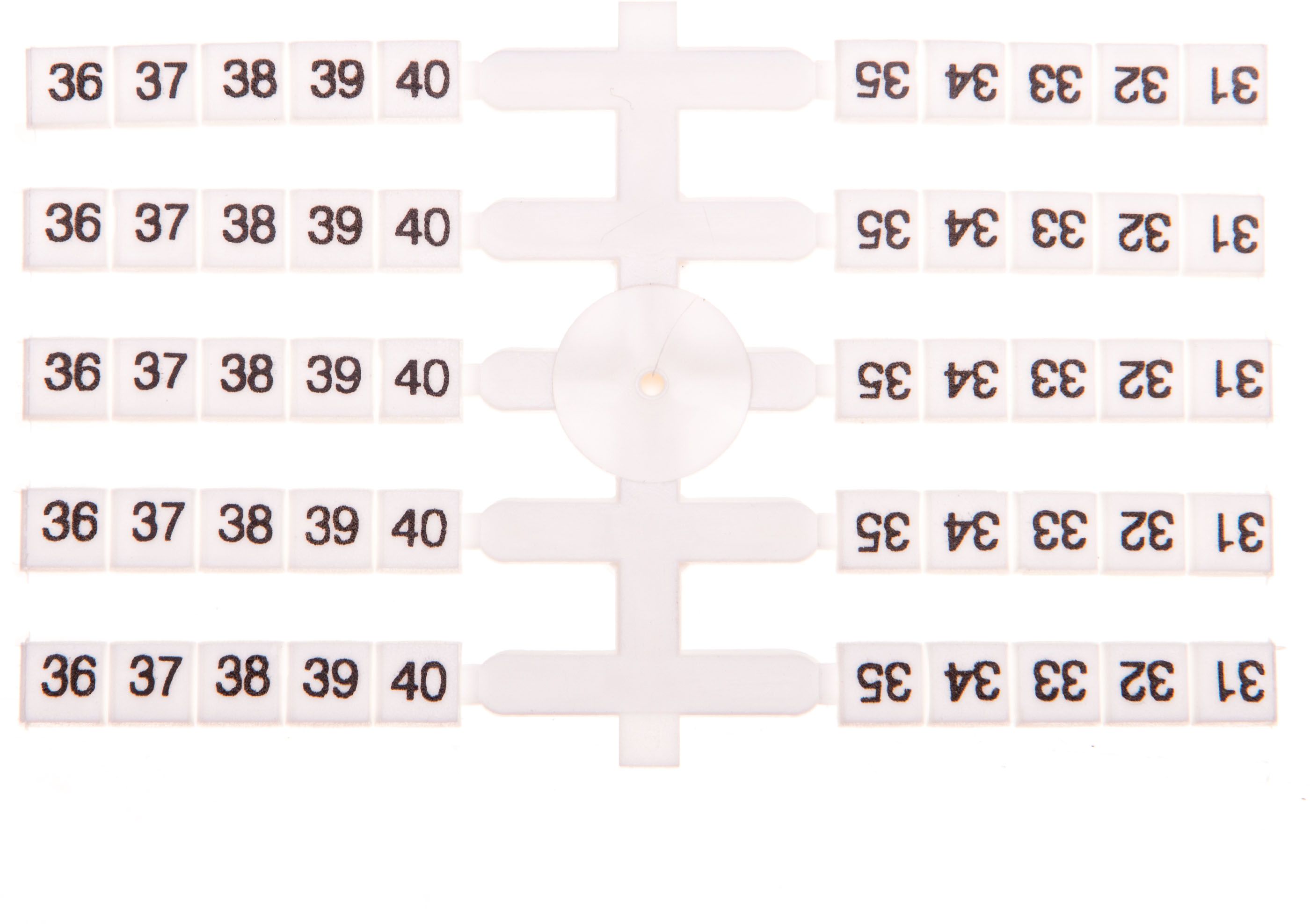 Eti-Polam Oznacznik elastyczny do złączek szynowych EO3 31-40 (003901758)