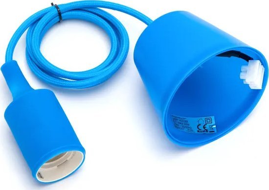 Aigostar Oprawka żarówki E27 z tworzywa sztucznego z przewodem 2x0.75mm 1 Oprawka żarówki E27 z tworzywa sztucznego z przewodem 2x0.75mm 1