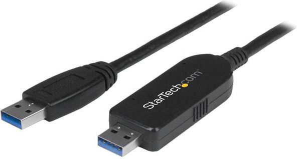 Kabel USB StarTech USB-A - USB-A 2 m Czarny (USB3LINK)