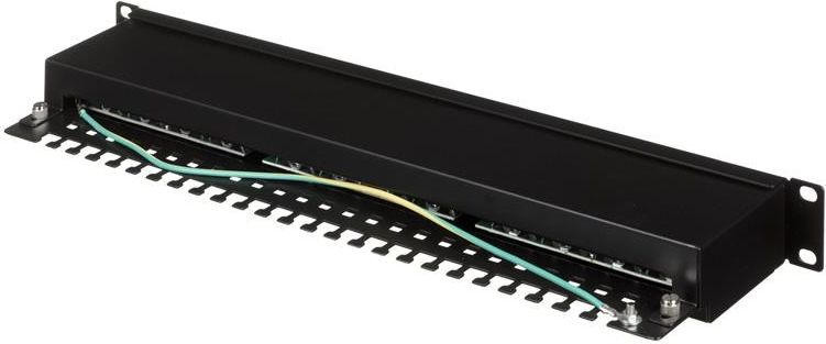 Alantec Patch panel 1U/19 cali STP ekranowany 24 porty kat. 5E złącza LSA półka montażowa (PK-S5-1)