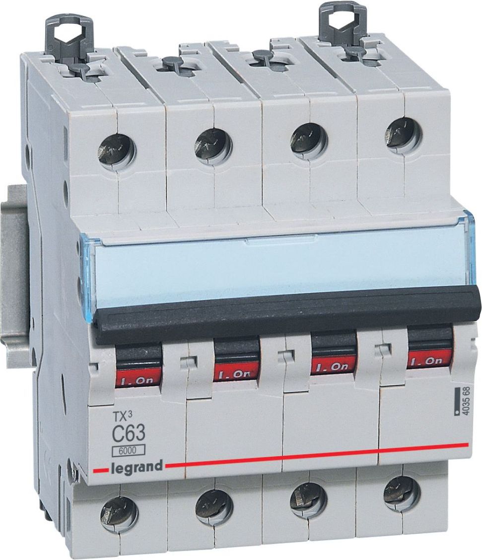 Legrand Wyłącznik nadprądowy S304 4P C 63A 6kA AC - 403568
