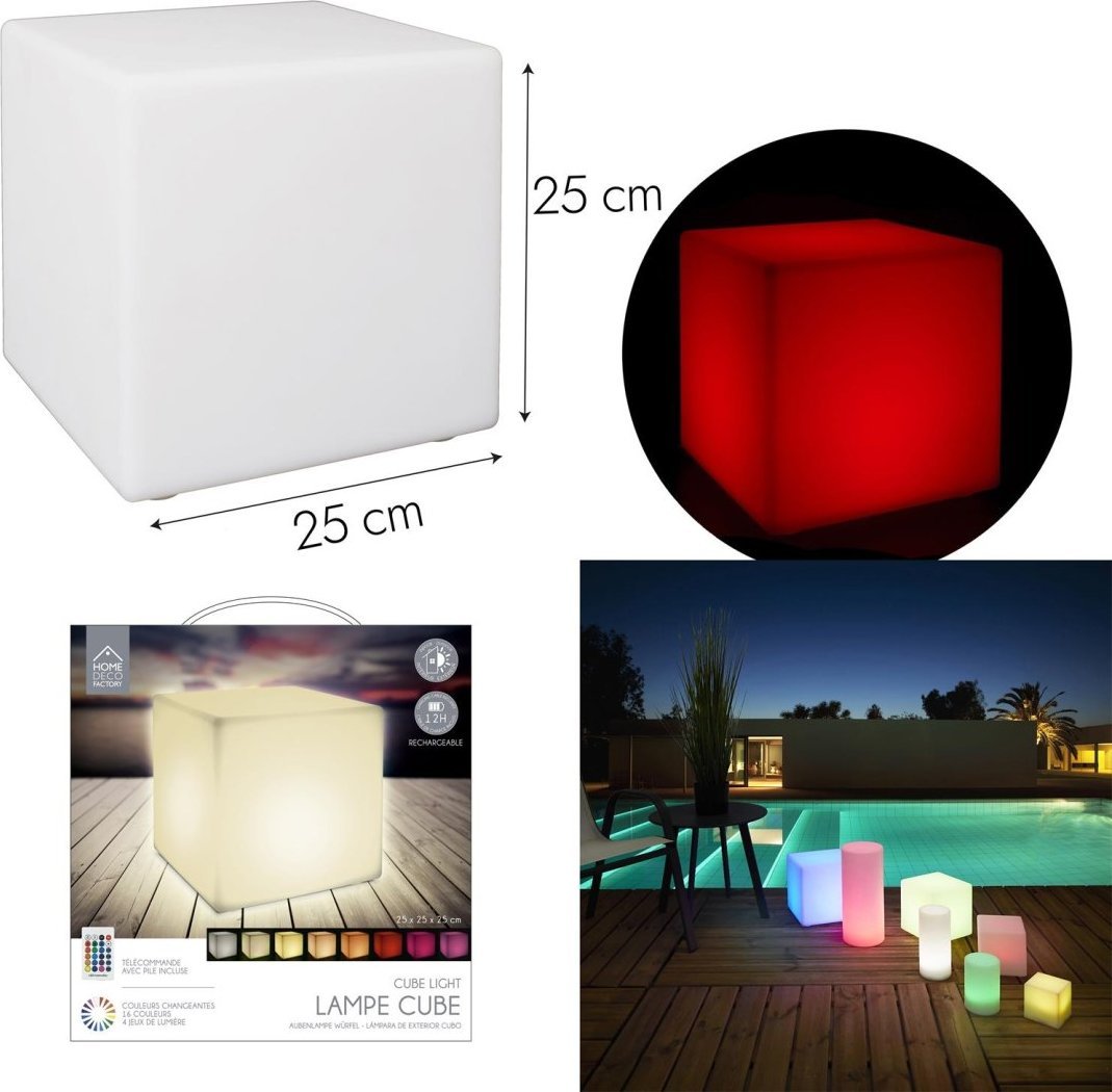 Lampa podłogowa Intesi Lampa podłogowa Colorfull Cube 25cm