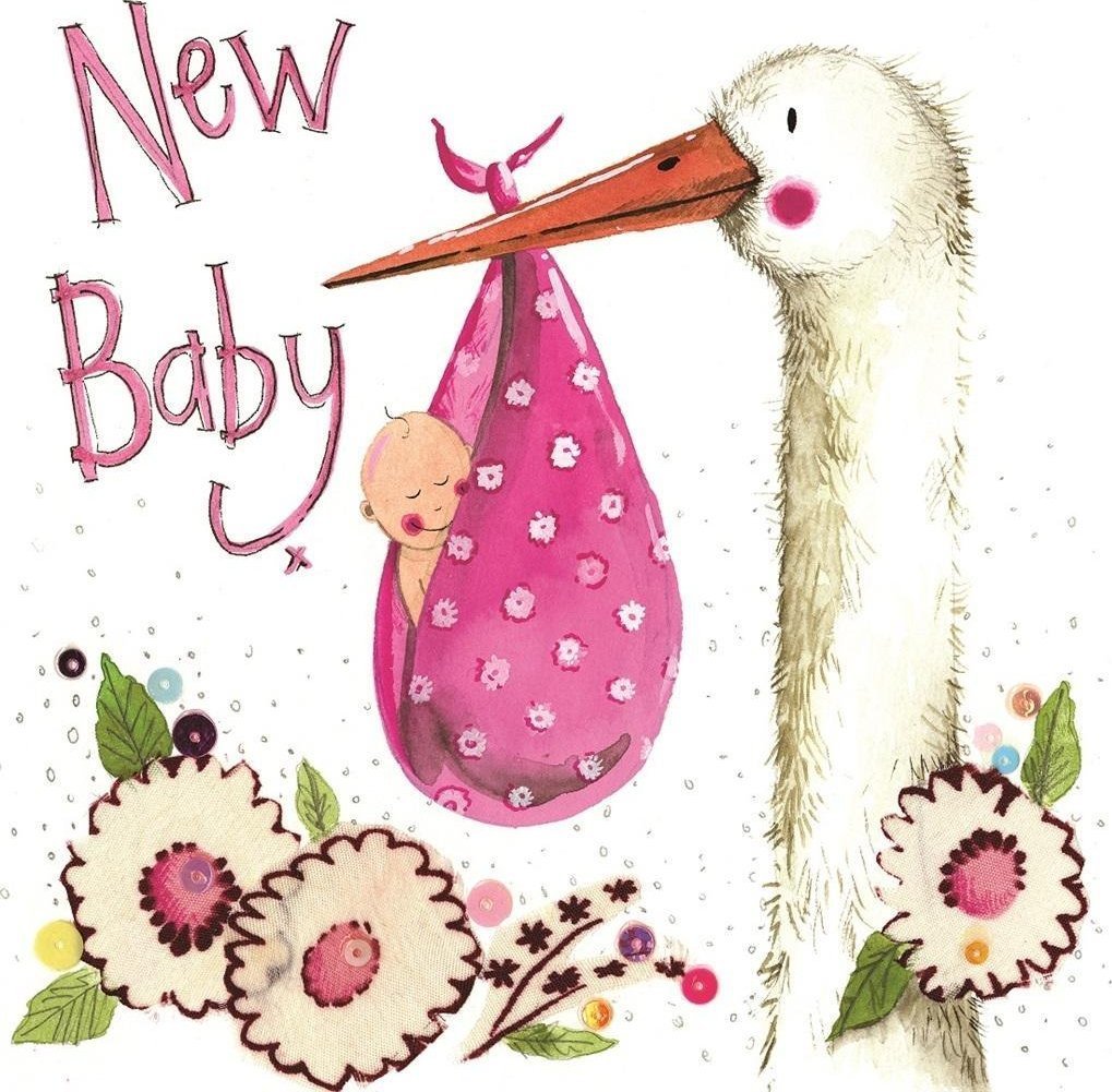 Tesla Karnet Narodziny S291 Dziewczynka Bocian