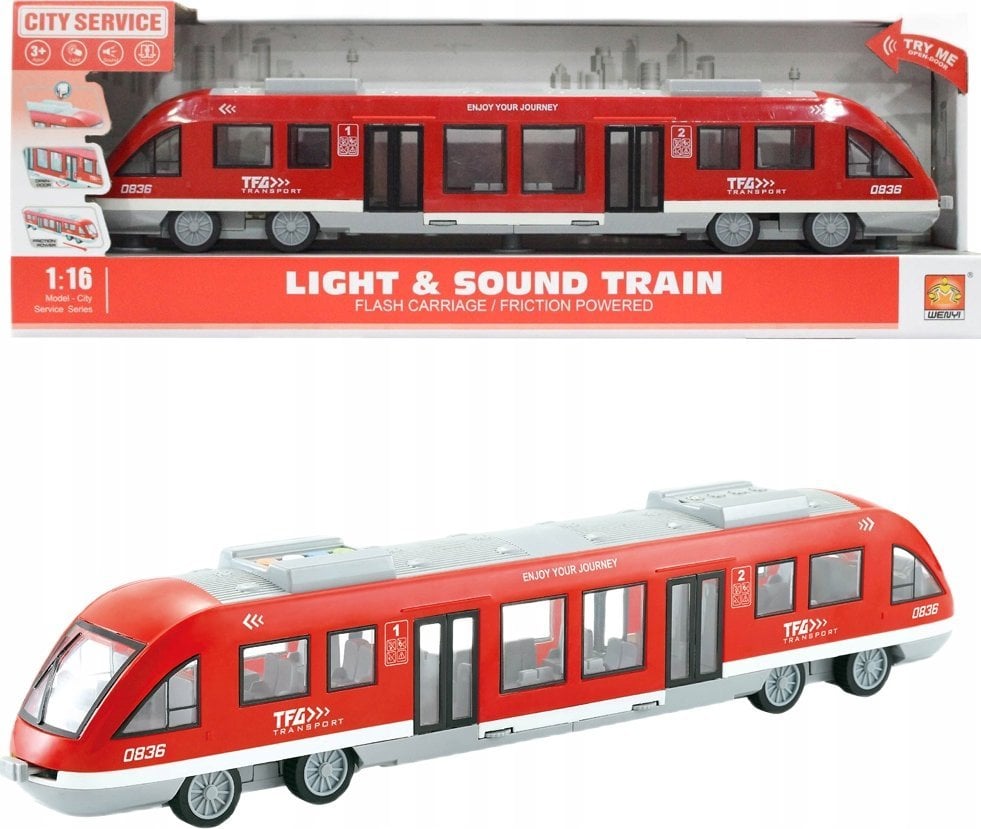 Askato Tramwaj czerwony