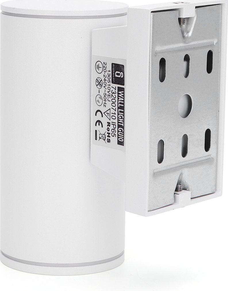 Kinkiet Aigostar Kinki9et led biały bez źródła światła GU10 Jednokierunkowa lampa ścienna biała bez źródła światła GU10