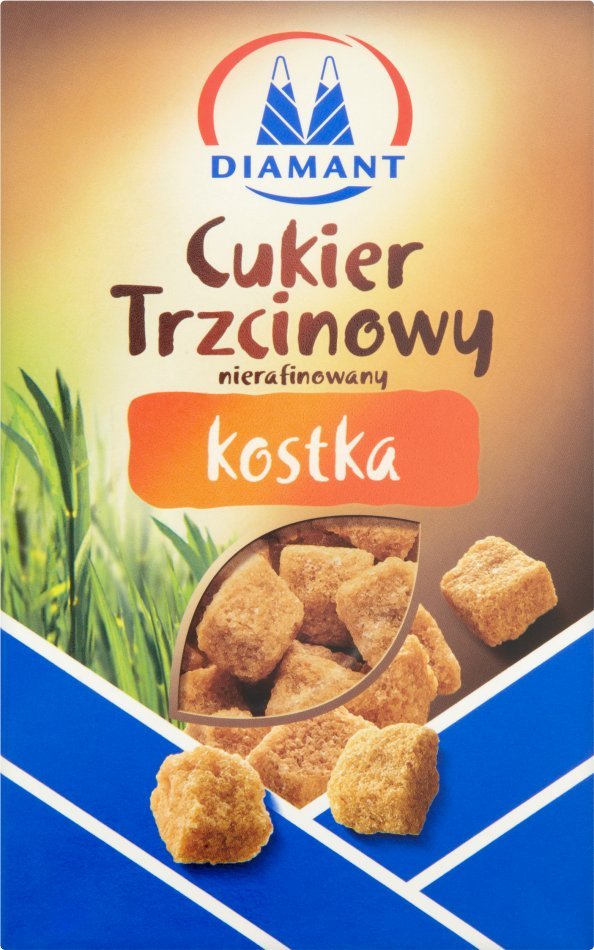 Diamant CUKIER W KOSTKACH 500 G TRZCINOWY