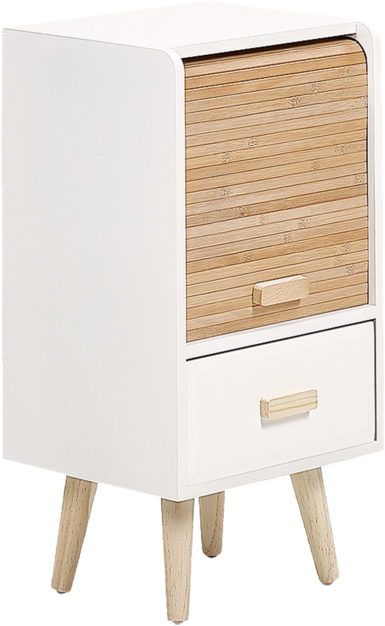 Szafka nocna 1 szuflada NESIKA Biały