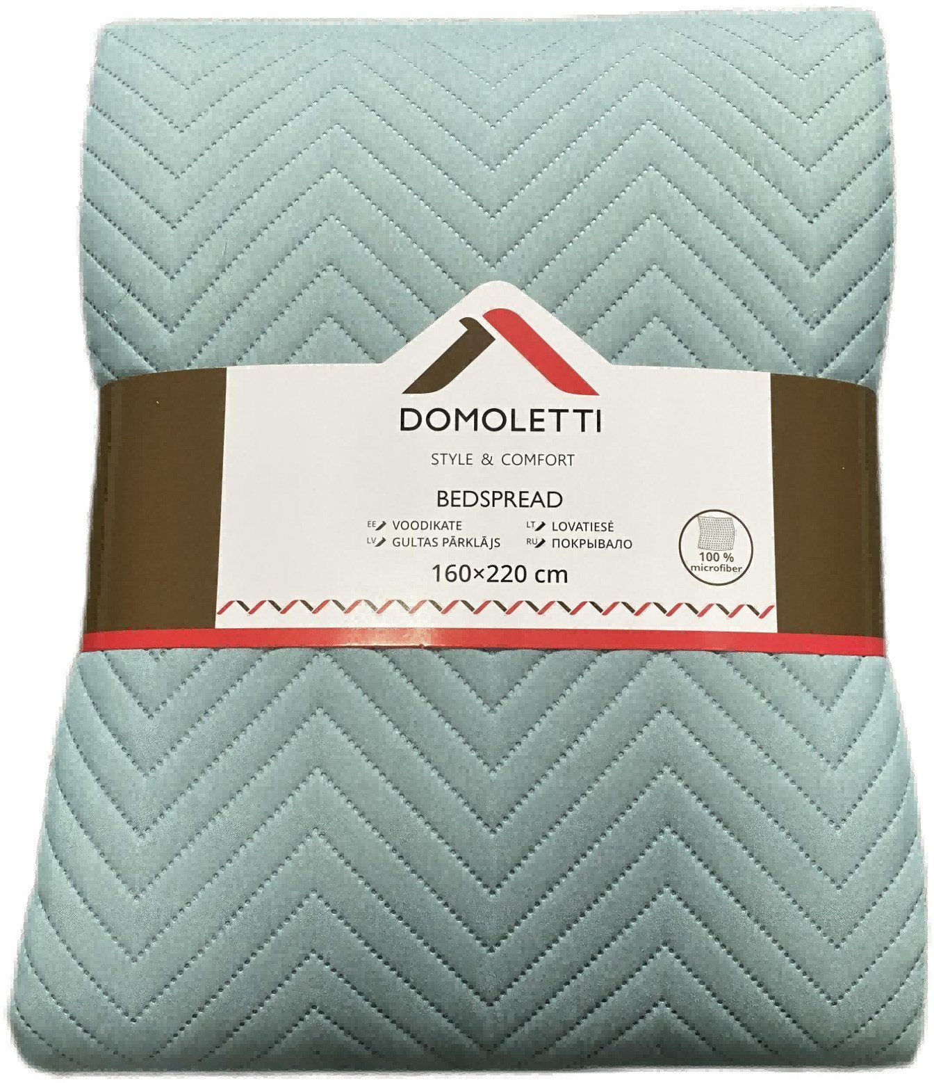 BEDSPREAD MICRO 160X220 CM HERRING AQUA