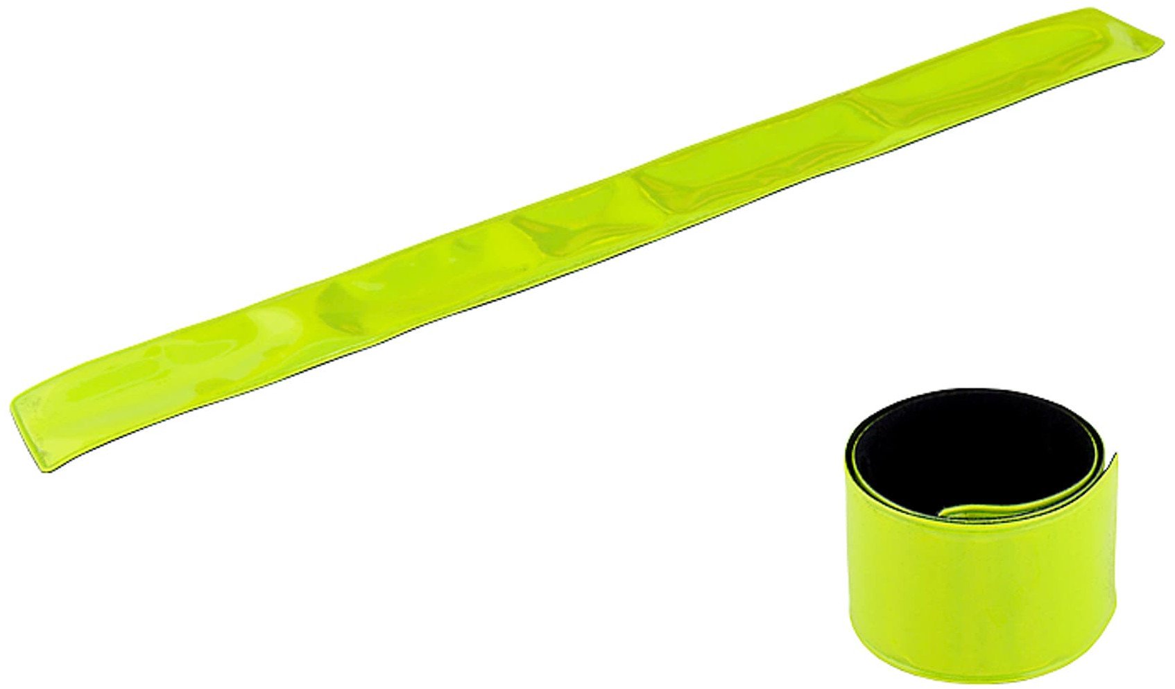 Opaska odblaskowa samozaciskowa, żółta, 33 cm.