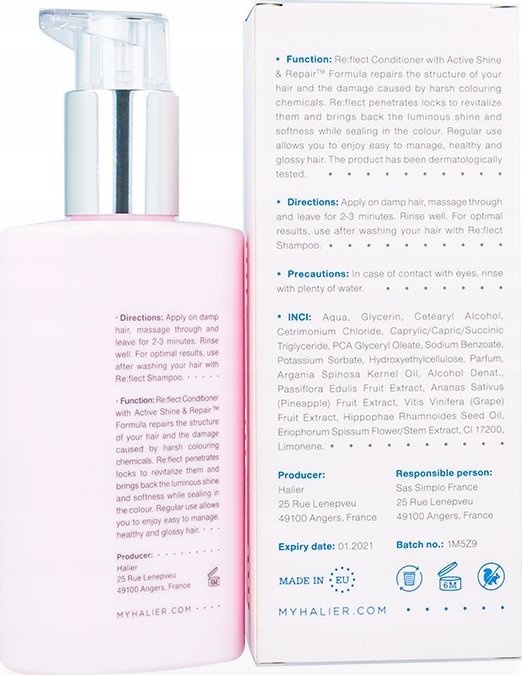 Natura Siberica HALIER_Re:flect profesjonalna odżywka do włosów farbowanych 150ml