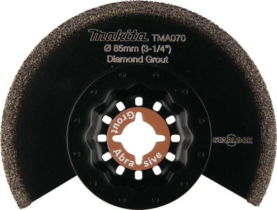 Makita Ovalus asmenys su deimanto grudu MAKITA Multitool TMA070 85mm