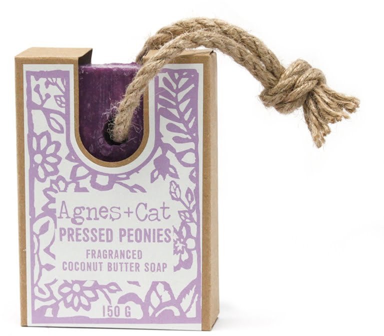 Mydło na sznurku - Pressed Peonies