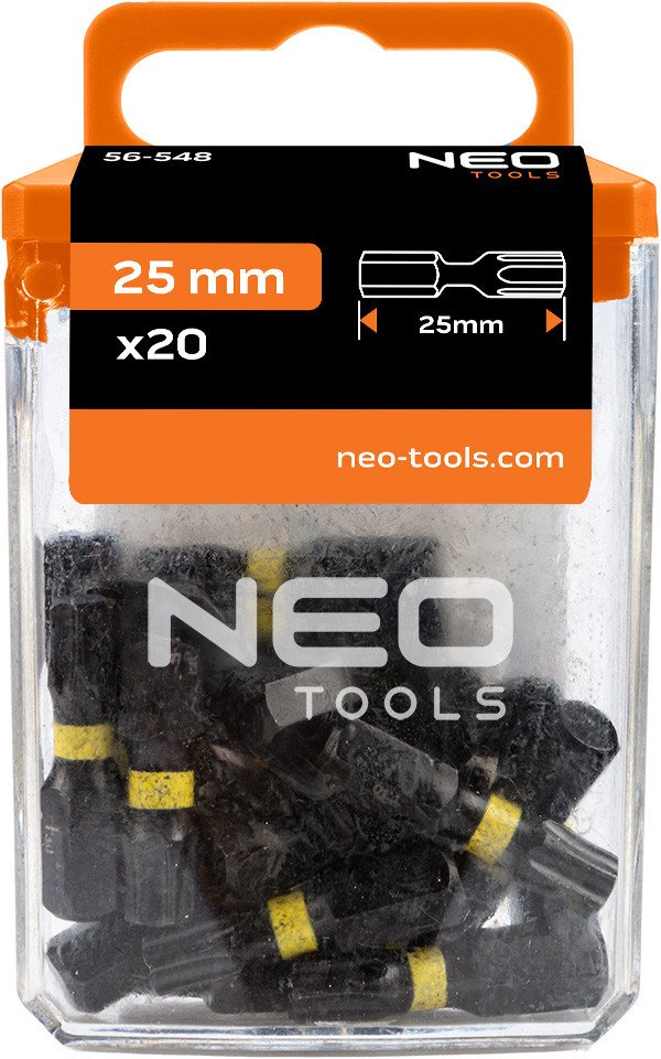 Bity udarowe TX40 x 25 mm, 20 szt.
