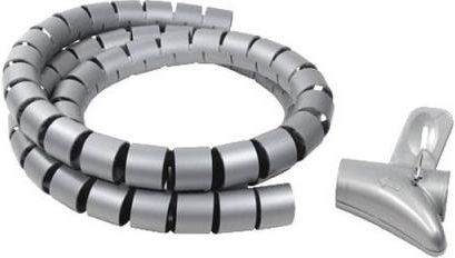 Organizer LogiLink Spirala na przewody Srebrny 1 sztuka (KAB0013)