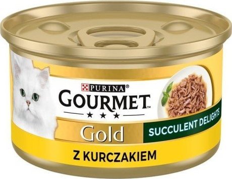 PURINA NESTLE PURINA Gourmet Gold Succulent Delights Kurczak - mokra karma dla kota - 85g