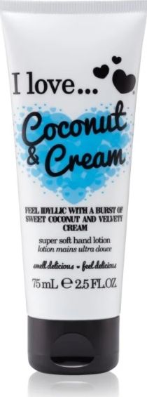 I love Super Soft Hand Lotion krem do rąk Coconut & Cream 75ml