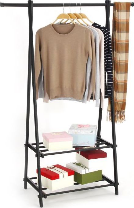 Goodhome Wieszak stojak z półkami Goodhome