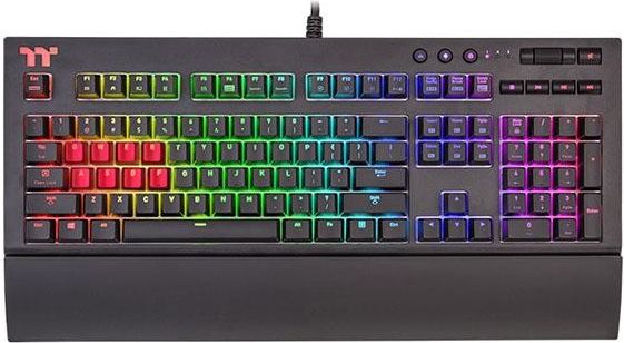 Klawiatura Thermaltake Premium X1 RGB Cherry MX Silver (KB-TPX-SSBRUS-01 )
