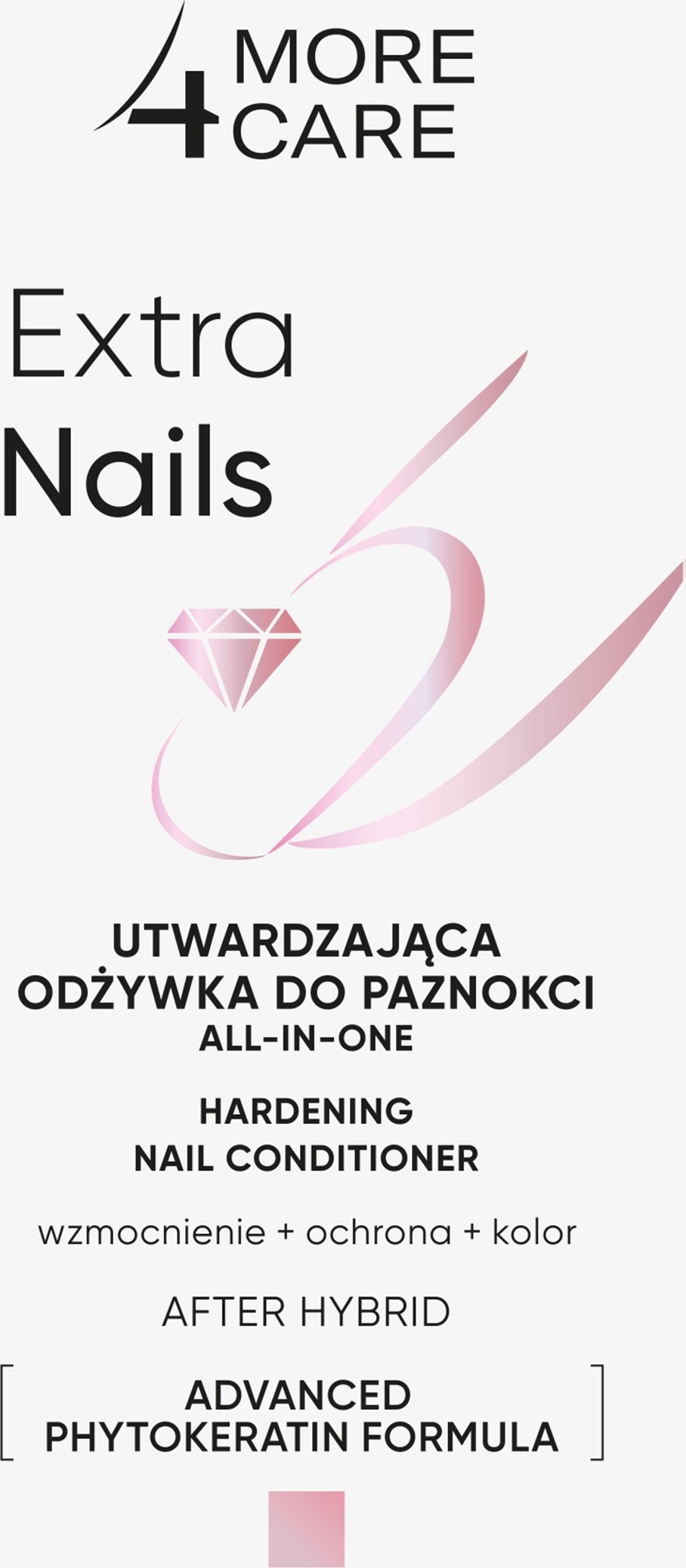 MORE4CARE_Extra Nails utwardzająca odżywka do paznokci 10ml