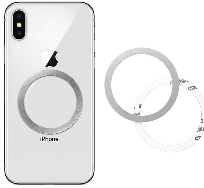 OEM Blaszki magnetycze MagSafe srebrne