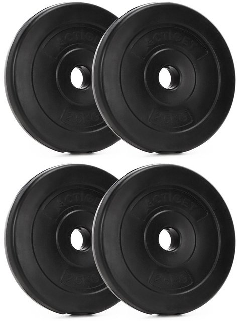 Obciążenie 2,5 kg 2 szt. talerze kompozytowe 31 mm krążki do sztangi hantli UNIWERSALNY