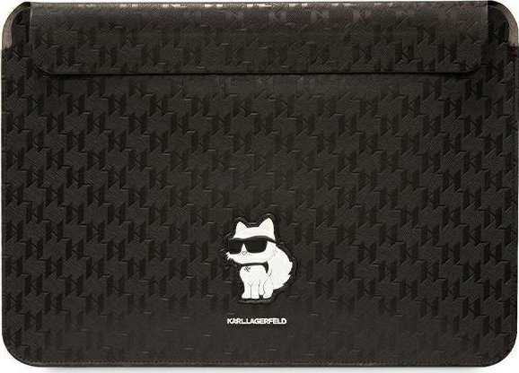 Etui Karl Lagerfeld Karl Lagerfeld Sleeve KLCS16SAKHPCK 16" czarny/black Saffiano Monogram Choupette