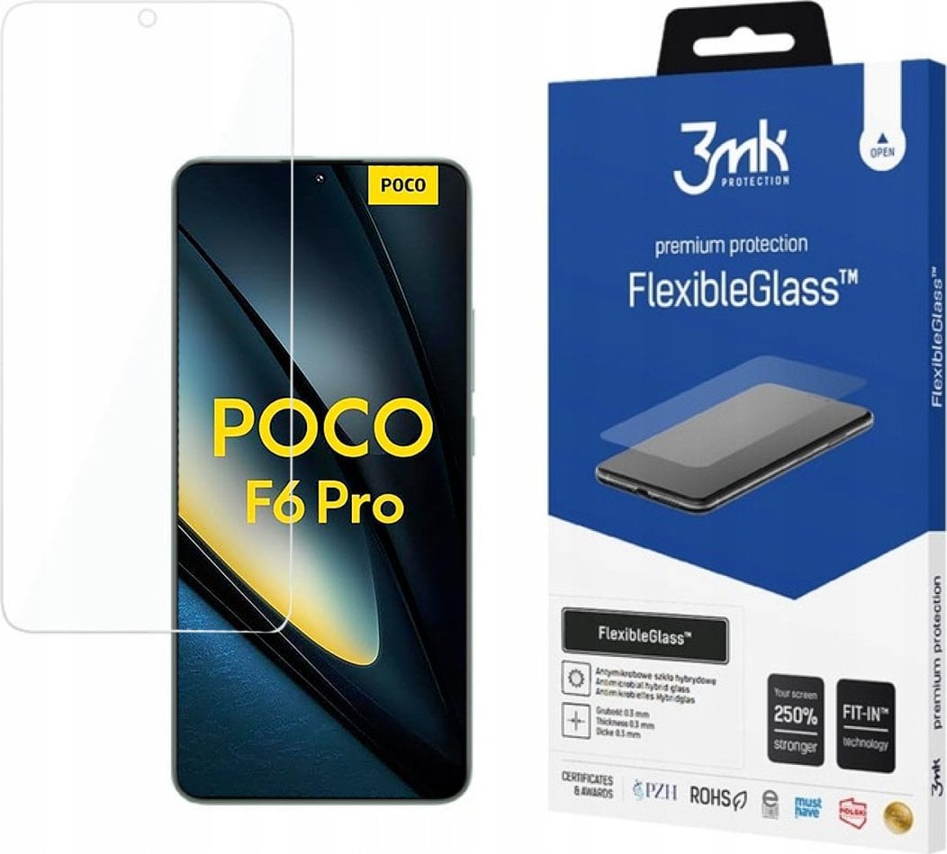 3MK FlexibleGlass do Poco F6 Pro