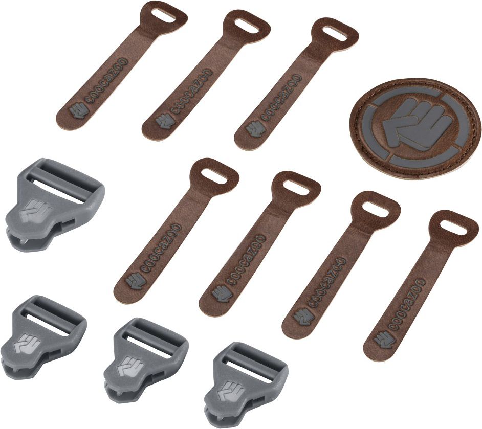 Coocazoo Zestaw elementów wymiennych Leather Grey Melange (138809)