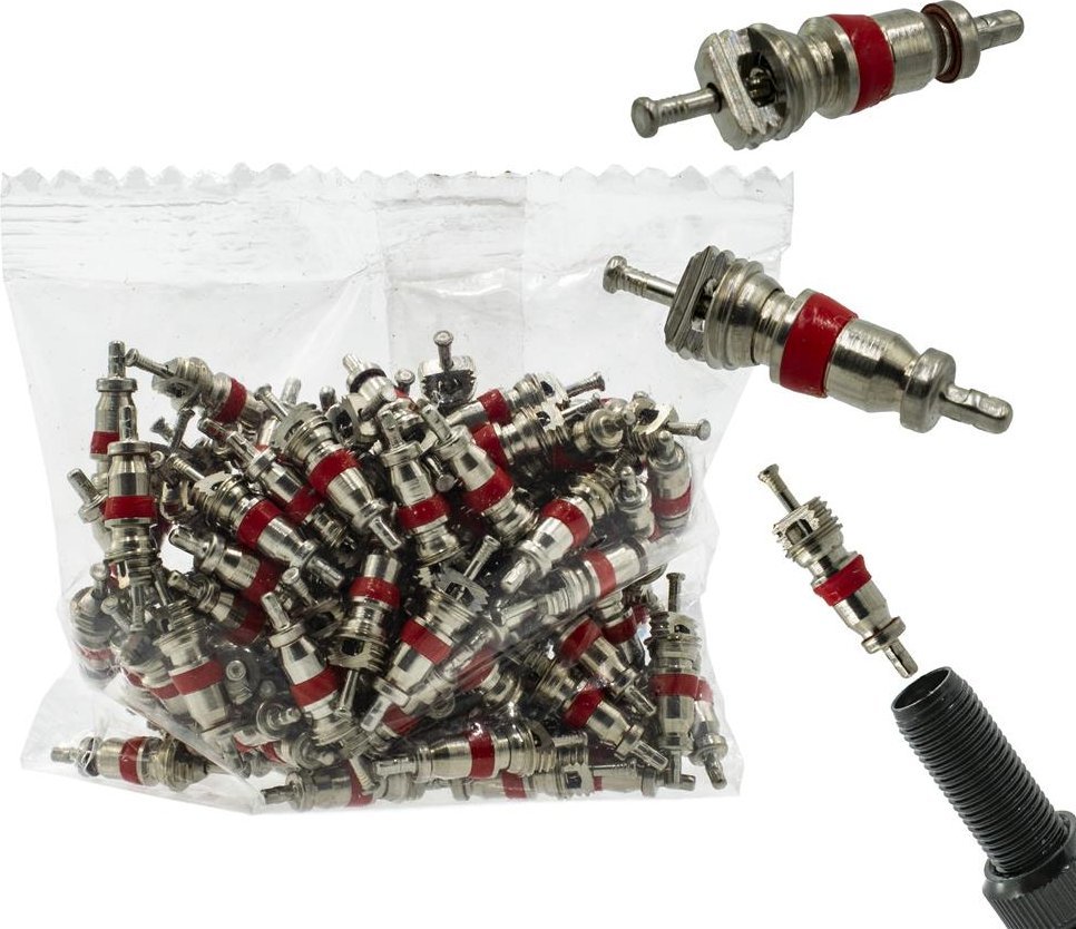 Inne Zaworek wentyla Aligator do dętek typu Schrader (AV, samochodowy) 100 szt.