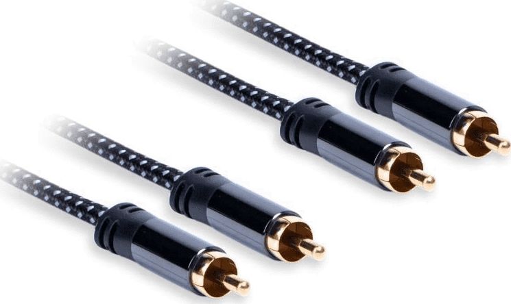 Kabel AQ RCA (Cinch) x2 - RCA (Cinch) x2 3m czarny (xpa43030)