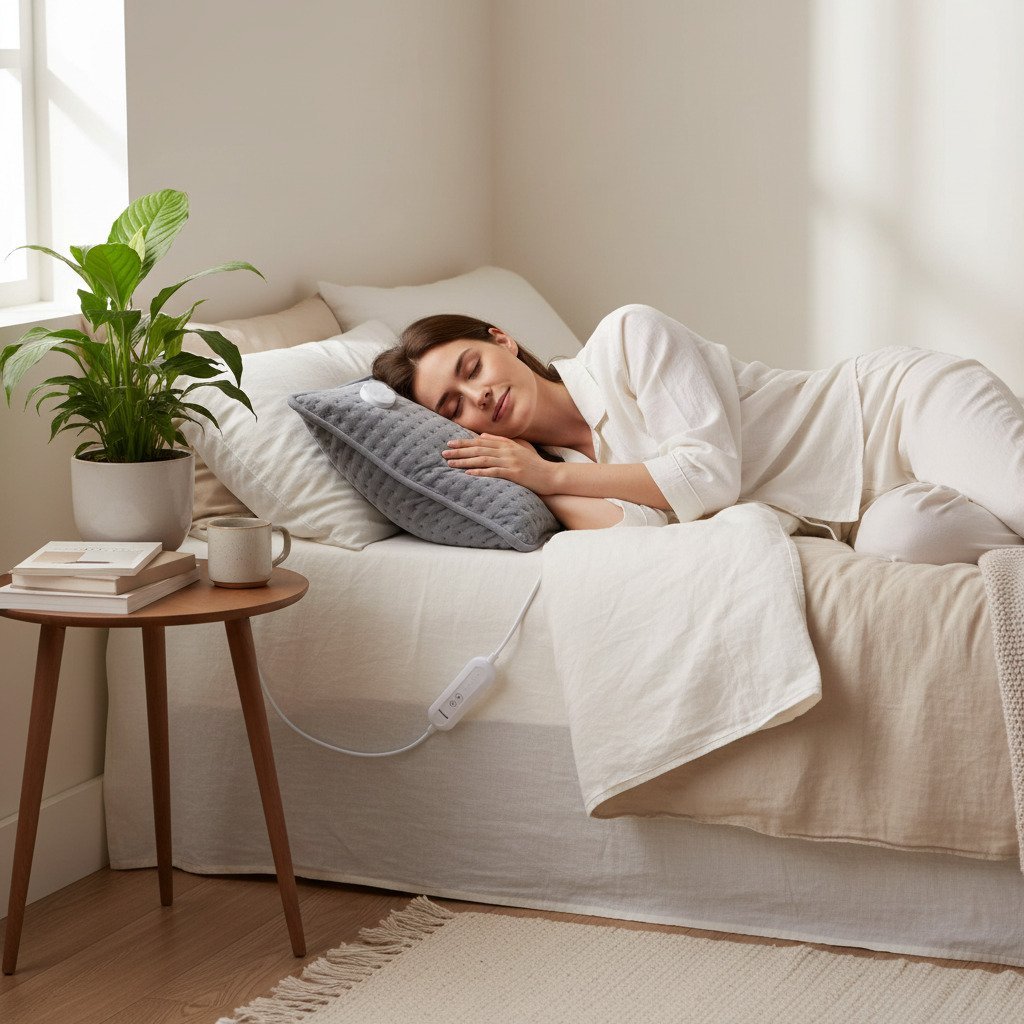 ELECTRIC HEATING PILLOW 40X30CM GRAY