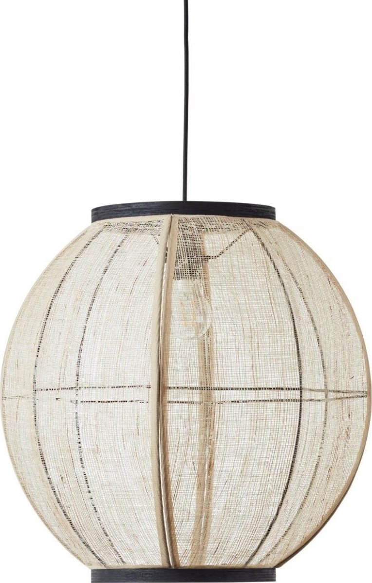 Lampa wisząca Brilliant Wisząca lampa boho Tanah 99484/76 Brilliant kulista drewno beż czarny