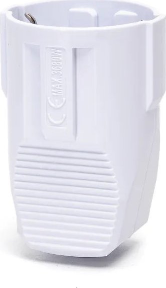 Aigostar Gniazdo typu niemieckiego na kabel 16A białe Gniazdo typu niemieckiego na kabel 16A białe