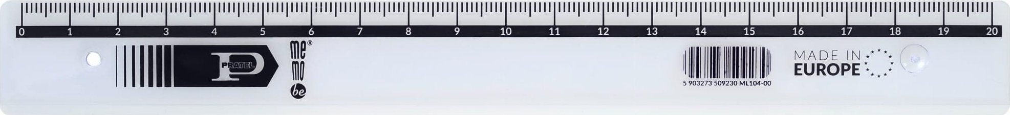 Pratel Linijka plastikowa 20 cm Pratel