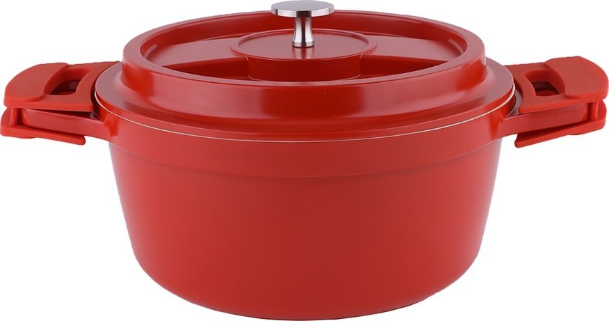 GARNEK PIEKARNIK HOLENDERSKI INDUKCJA DUTCH OVEN ALUMNIUM 28CM, 6,3L
